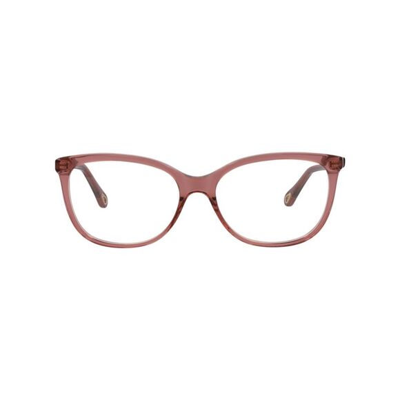 Chloé Square-Frame Bio Acetate Optical Frames Pink Womens - Picture 1 of 6